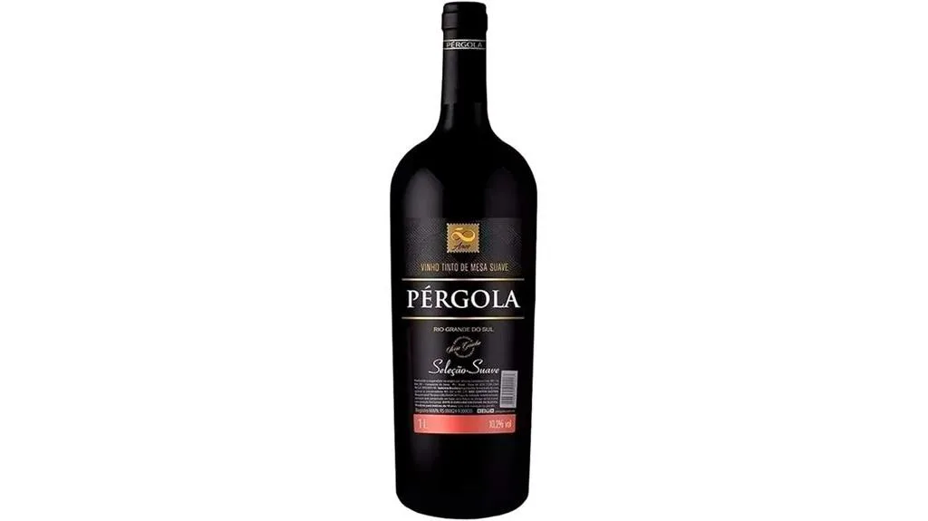vinho tinto doce pérgola