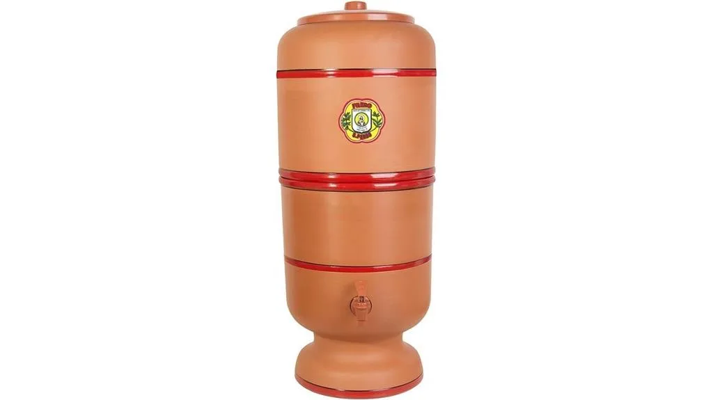 sistema de filtro de água de cerâmica