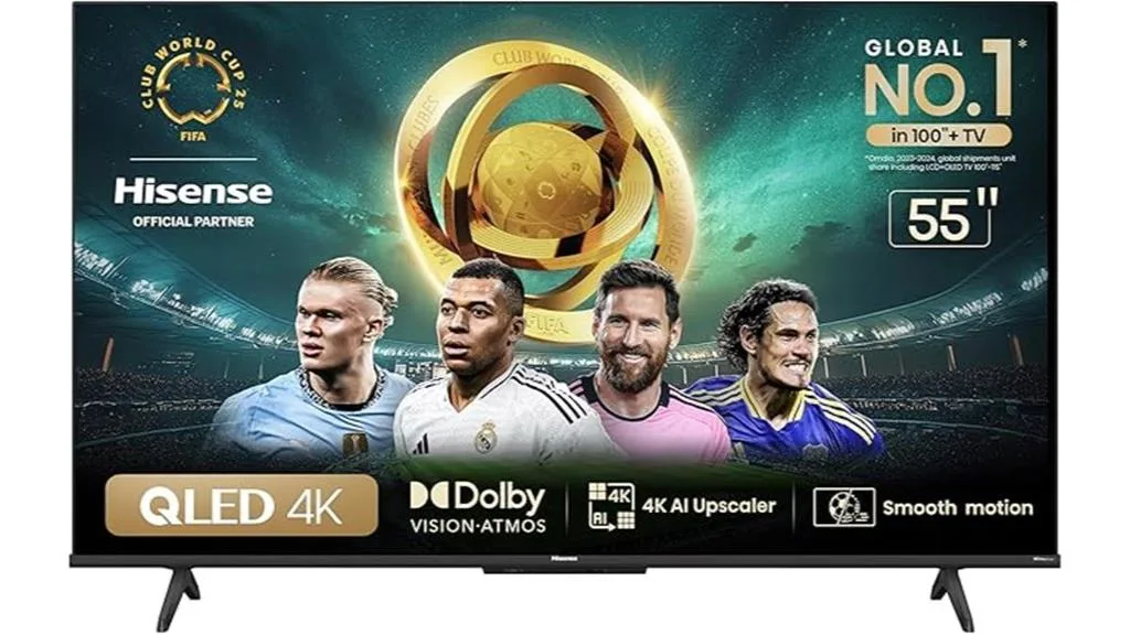 hisense 55 polegadas 4k qled