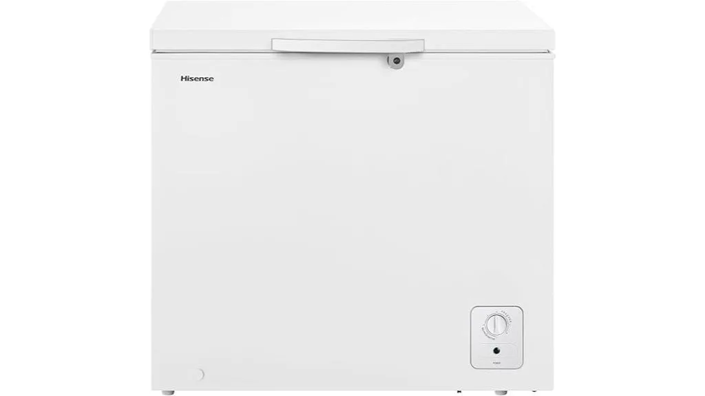 freezer horizontal hisense 198l