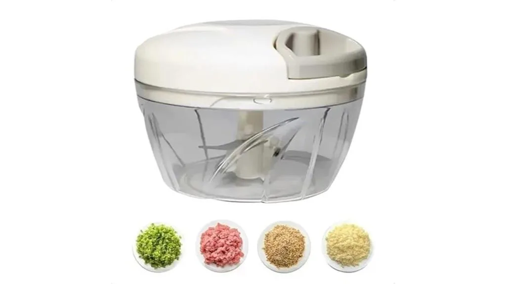 processador de alimentos manual em aço inoxidável