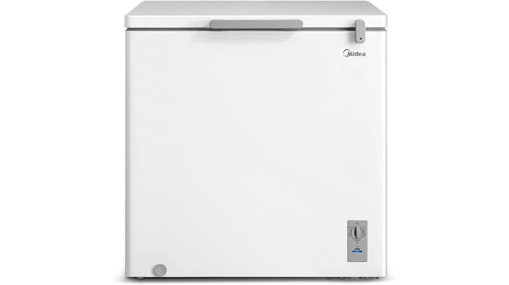 midea 200l freezer horizontal
