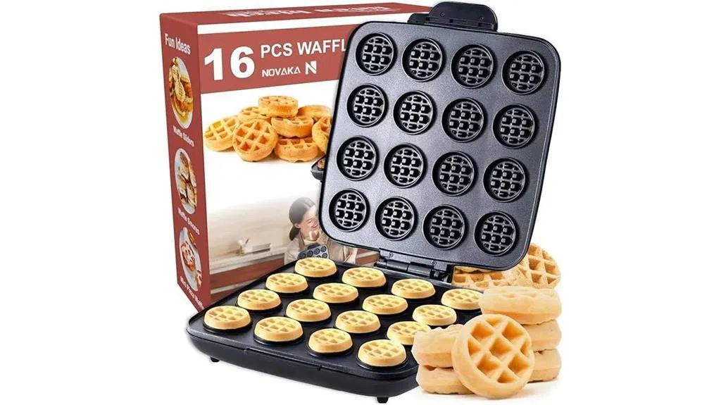 máquina de waffles antiaderente 350w