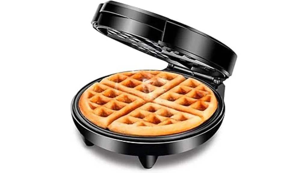 máquina de waffle mondial preta